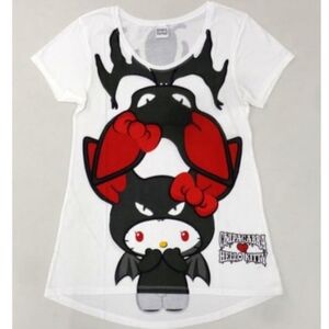 NWOT RARE Hyde Hello Kitty Chupacabra Vamps Cotton Graphic Tee Women's S